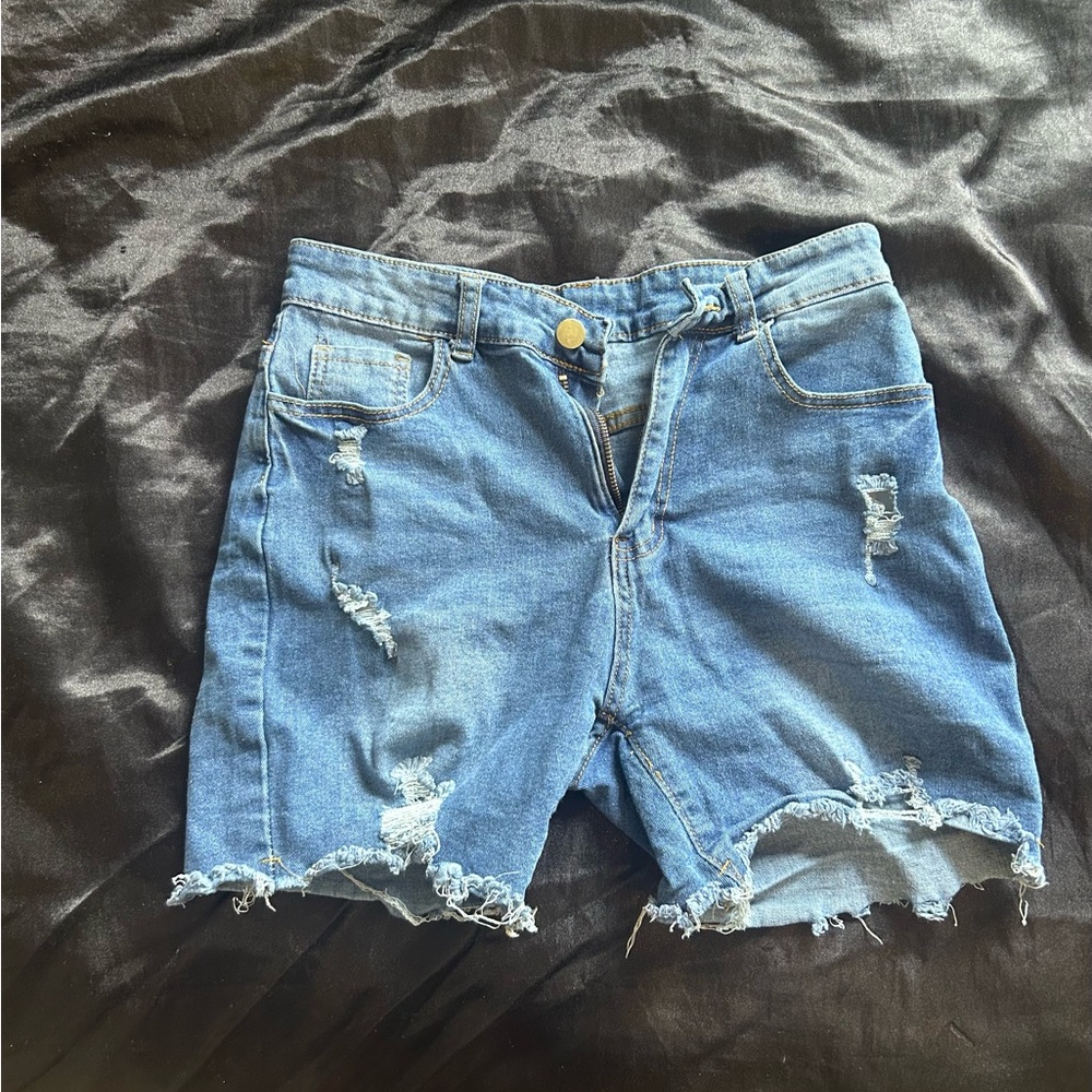 Denim shorts